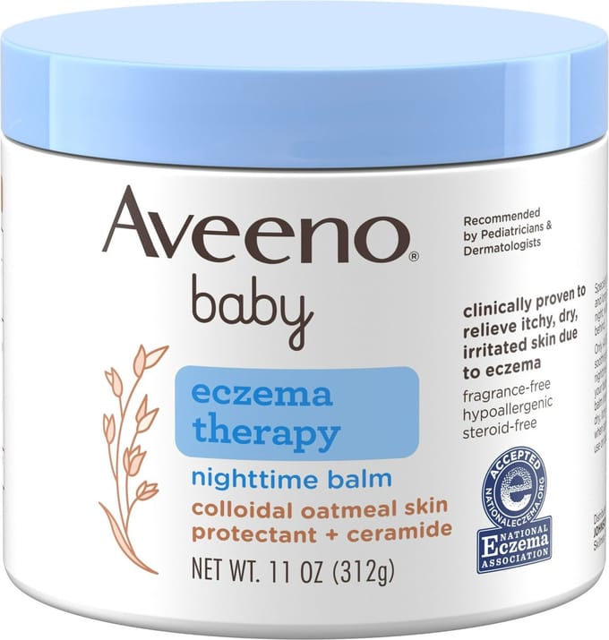 Aveeno Baby Eczema Therapy Nighttime Body Balm – Oatmeal – 312g