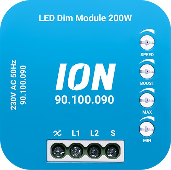TOUCH TRIAC LED DIMMER | 0.3-200 WATT | ION INDUSTRIES