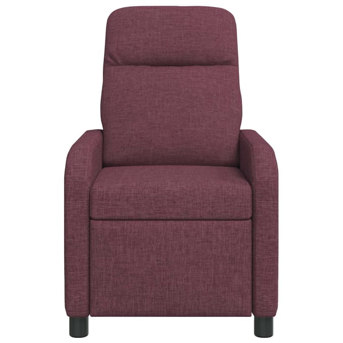 vidaXL - Recliner - Paars - Stof