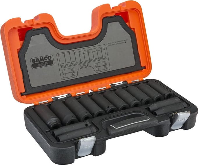 Bahco 1/2´´ Slagdoppenset 14 Stukken Oranje