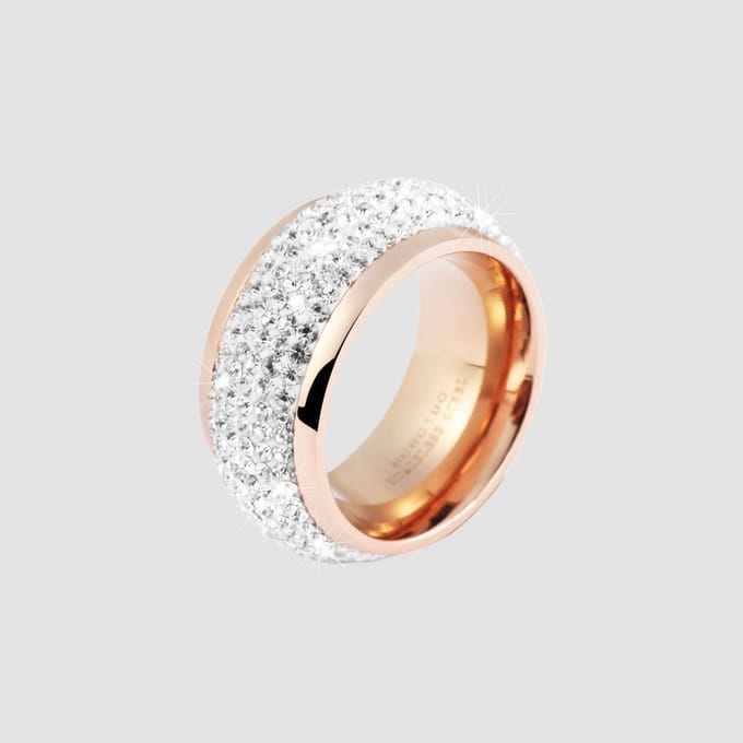 AKZENT Akzent Dames Ring Clodia rosé, goudkleurig, duurzaam