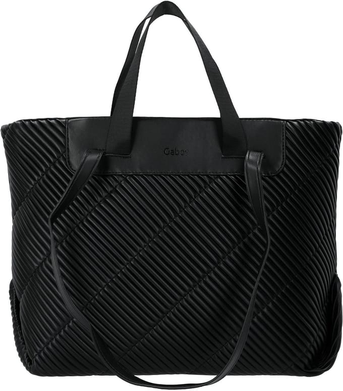 Gabor schoudertas shopper Finley Zip Shopper Black zwart
