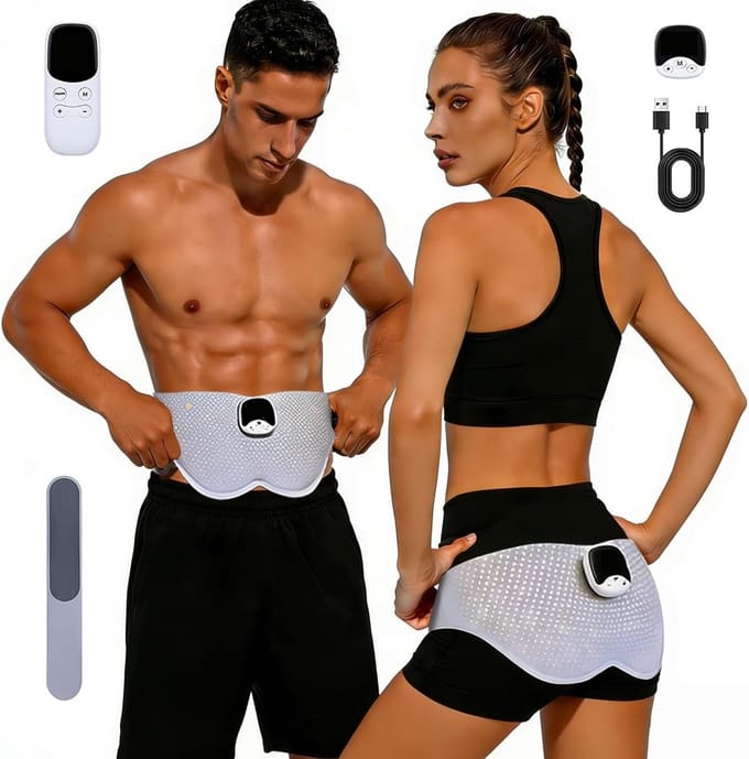 Slimme heup- en biltrainer, draagbare bilopvoedmachine, masseur met 10 modi.