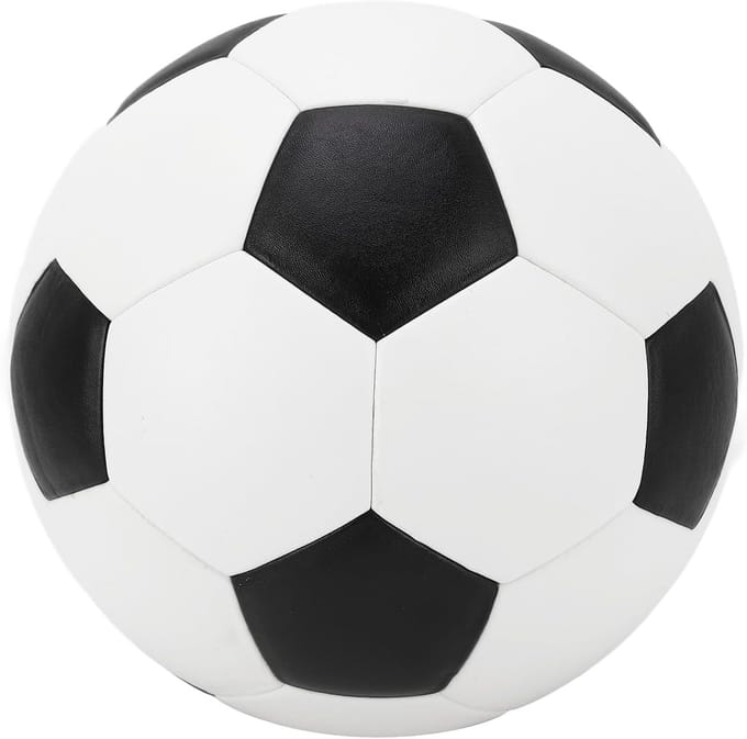 Trainingsvoetbal - Zacht Elastisch - Buiten Spelen - Waterdicht Dik Schuim - Standaard Maat - Klassiek Design