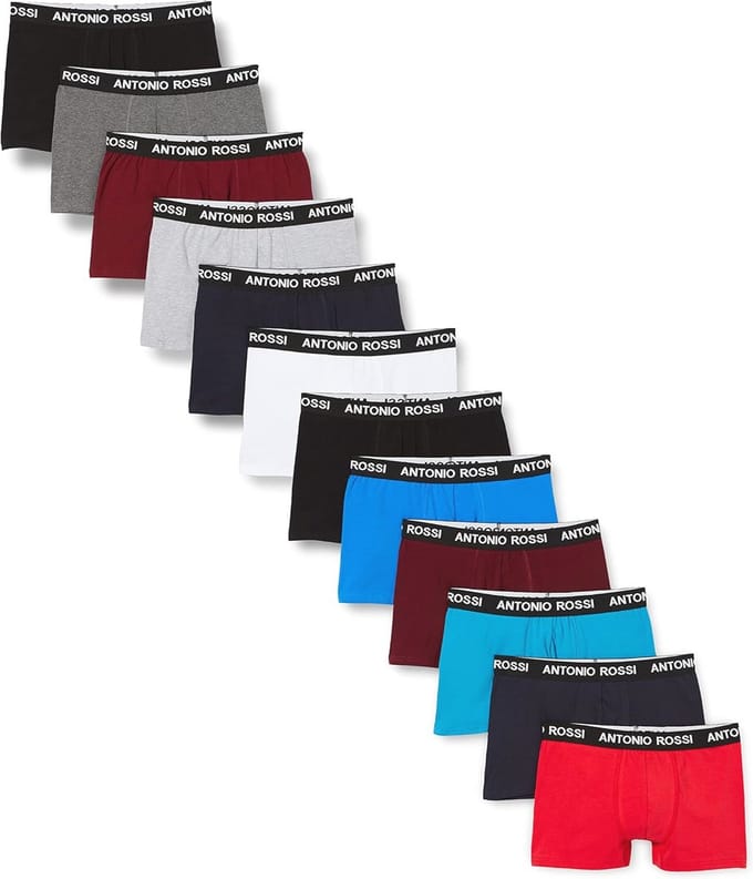 Heren Boxershorts Multipack - Fitted Boxer Hipsters van Katoen met Elastische Tailleband