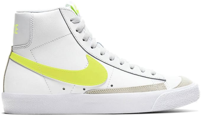 Nike Blazer Mid '77 - Dames Sneaker - Wit/Geel