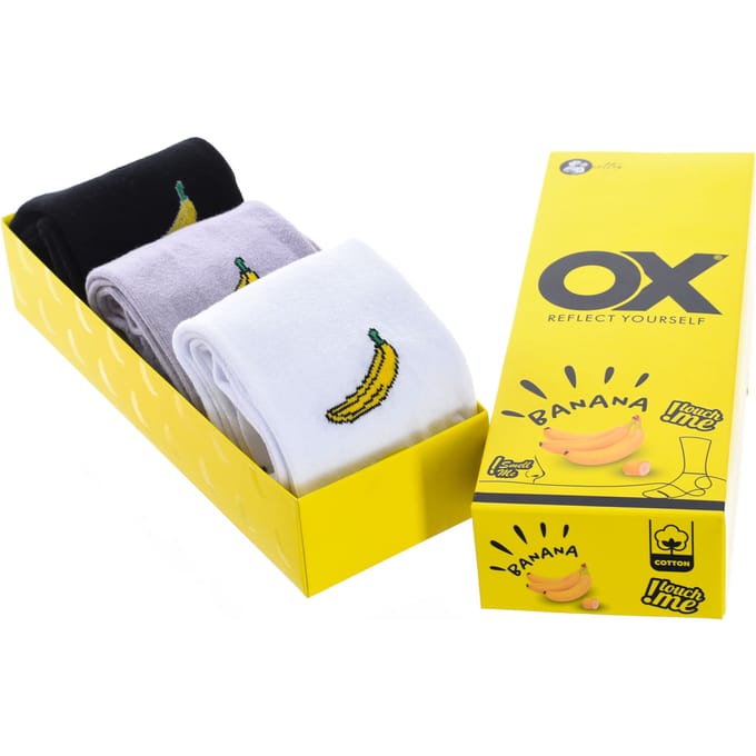 Set van 6 lage sokken OX met frisse geuren