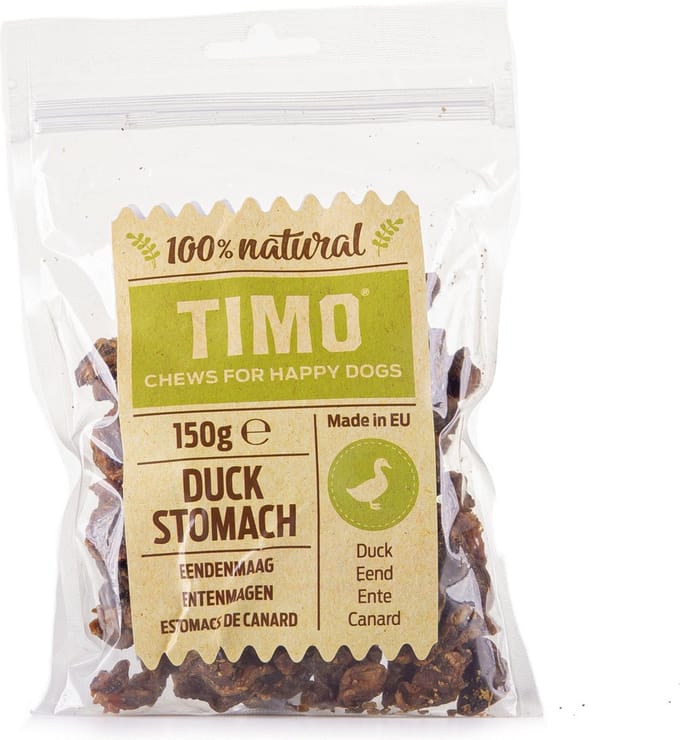 Timo Eendenmaagjes - Hondensnacks - Eend 150 g