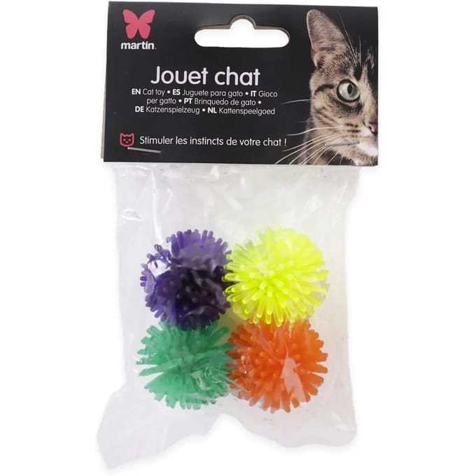 Hedgehog kattenspeeltje Martin Sellier (x4)