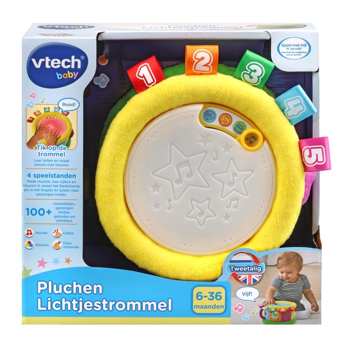Vtech Pluche Lichtjestrommel Interactief speelgoed Instrumenten