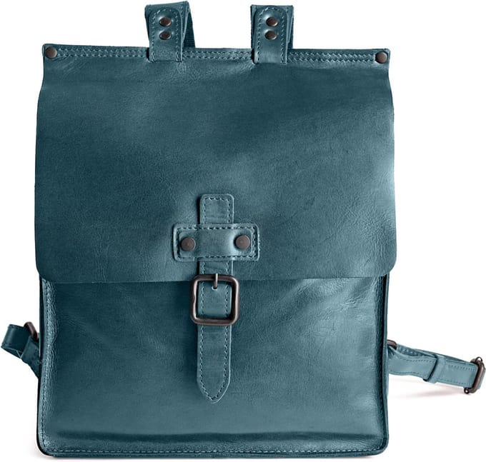 HAROLD'S Leren vrijetijdsrugzak rugzak Aberdeen Backpack Petrol