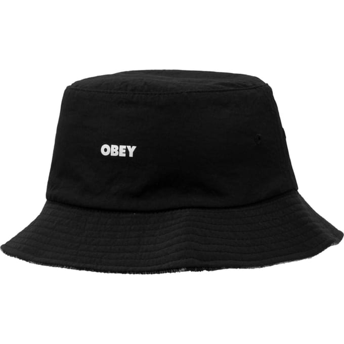 Obey Reversible Pet Zwart
