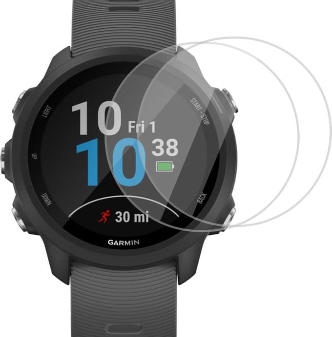 2x Screenprotector geschikt voor Garmin Forerunner 245 - Folie Screen Protector geschikt voor Garmin Forerunner 245