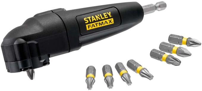 Stanley STA88582-XJ - Hoekadapter - 90° - Magnetische Houder - Met 9 Bits