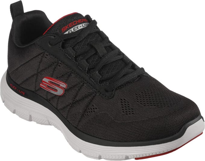 Skechers Flex Advantage 4.0 heren - VALKIN sneaker 232243 zwart