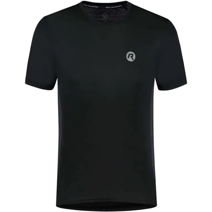 Rogelli Core Heren Hardloopshirt - Korte Mouw - Ademend - Zwart