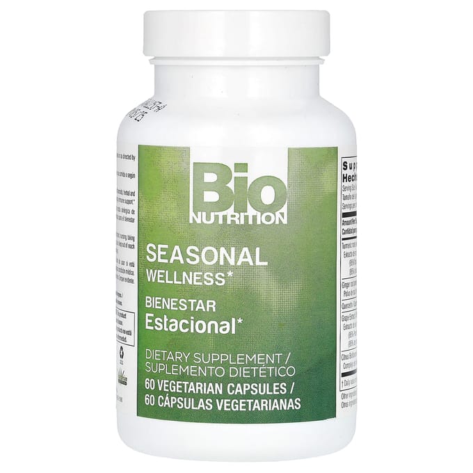 Bio Nutrition, Bien-être Saisonniers, 60 Capsules Végétales