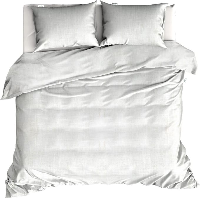 Linolux Dekbedovertrek Linen White 2 persoons