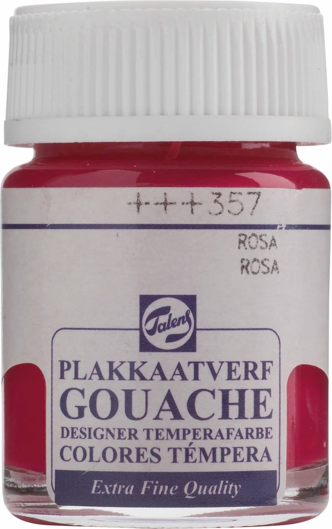 Plakkaatverf Gouache roze (357) 16ml | Talens