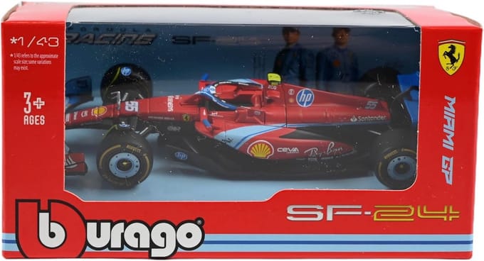 Formule 1 Raceauto Model 1:43 Miami GP 2024 Coureur Uitgave