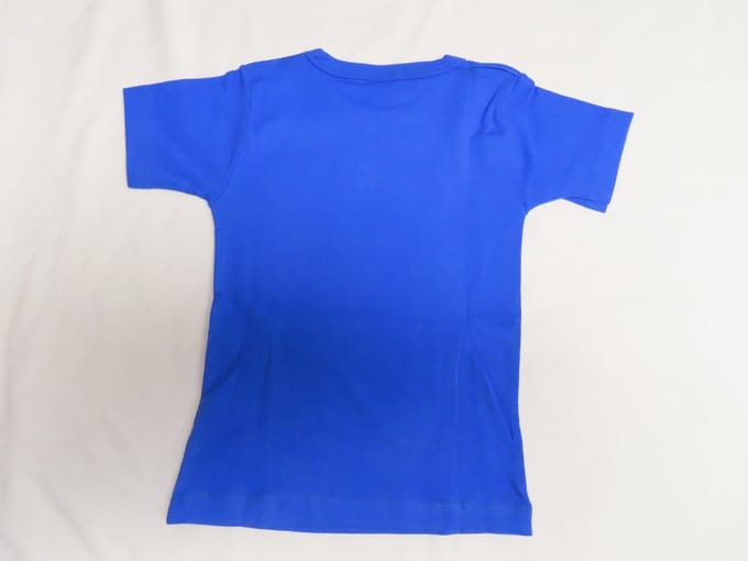 Petit Bateau - Onderhemd - T shirt korte mouw - Blauw - 6 jaar 116