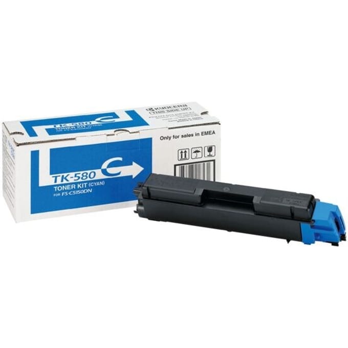 Kyocera TK-580C toner cartridge cyaan (origineel)