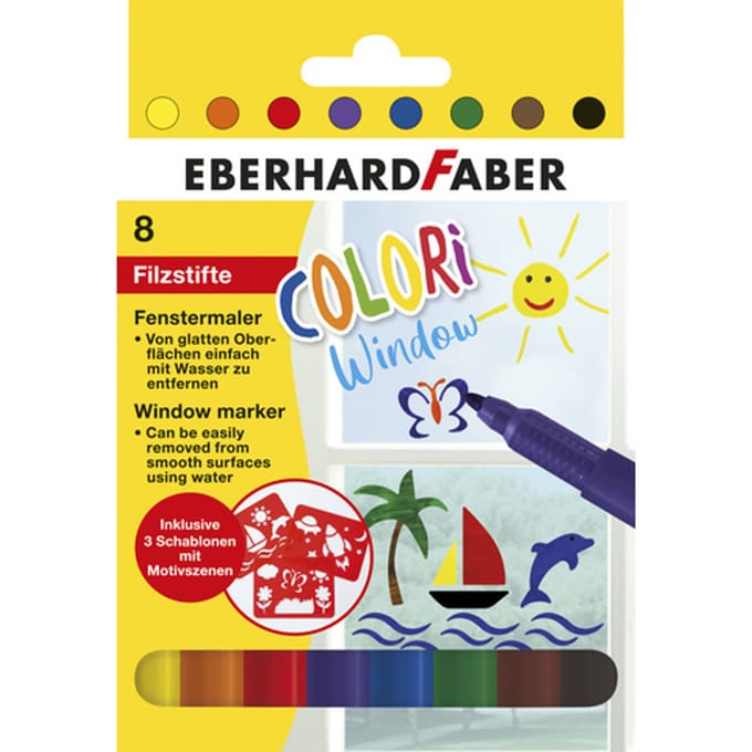 Eberhard Faber raamstift - Colori - 8 stuks - in kartonnen etui - EF-550022