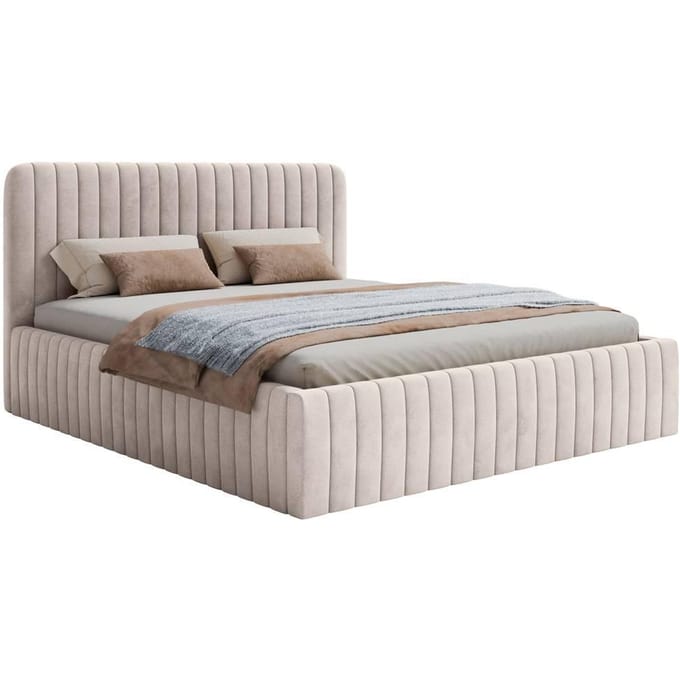 Bedframe Destro velvet met opbergruimte 140 x 200 | NADUVI Collection