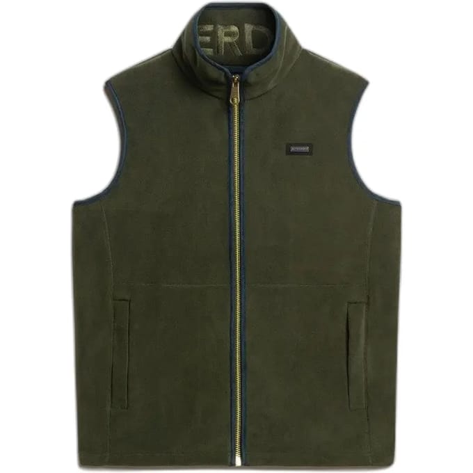 Superdry - Estate bodywarmer van fleece - Heren - Gilets