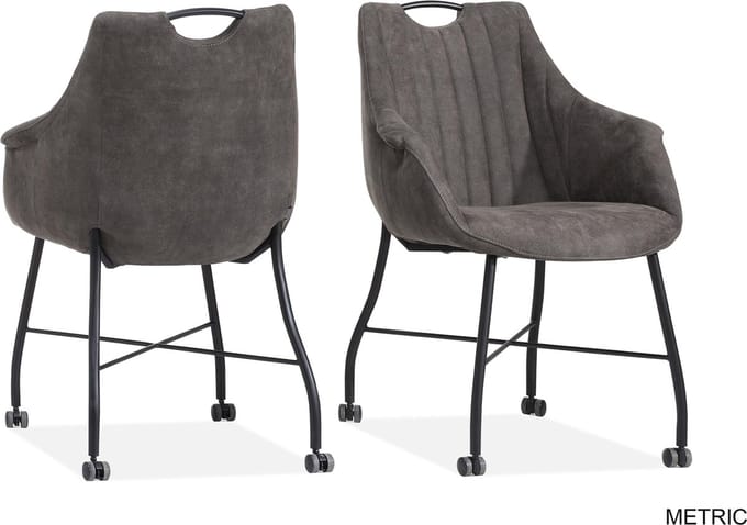 MX Sofa Eetkamerstoel Metric | kleur: Antraciet