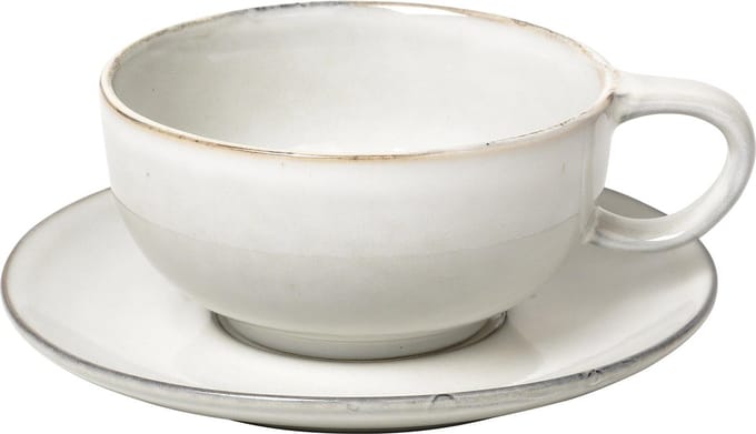 Broste Copenhagen - Set van 2 kop en schotel - Nordic Sand