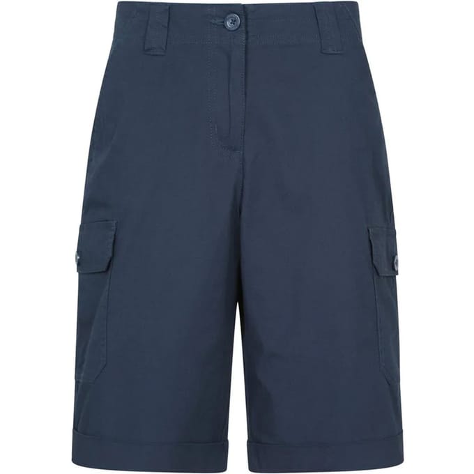 Mountain Warehouse Dames Coast Stretch Cargo Shorts (Marineblauw)