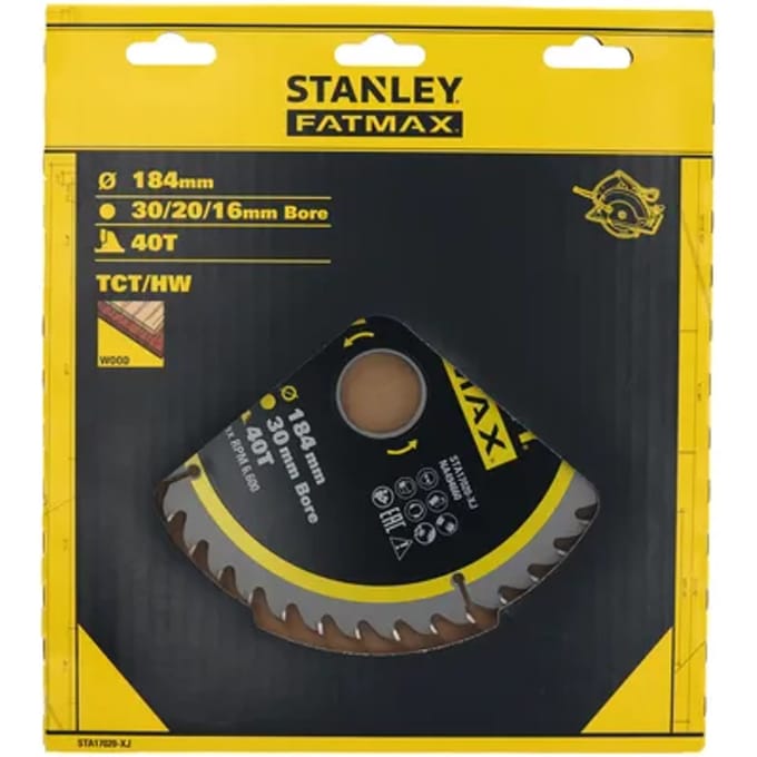 Stanley Accessoires - Zaagblad voor hout 184x30 mm, 40 tanden STA17020-XJ
