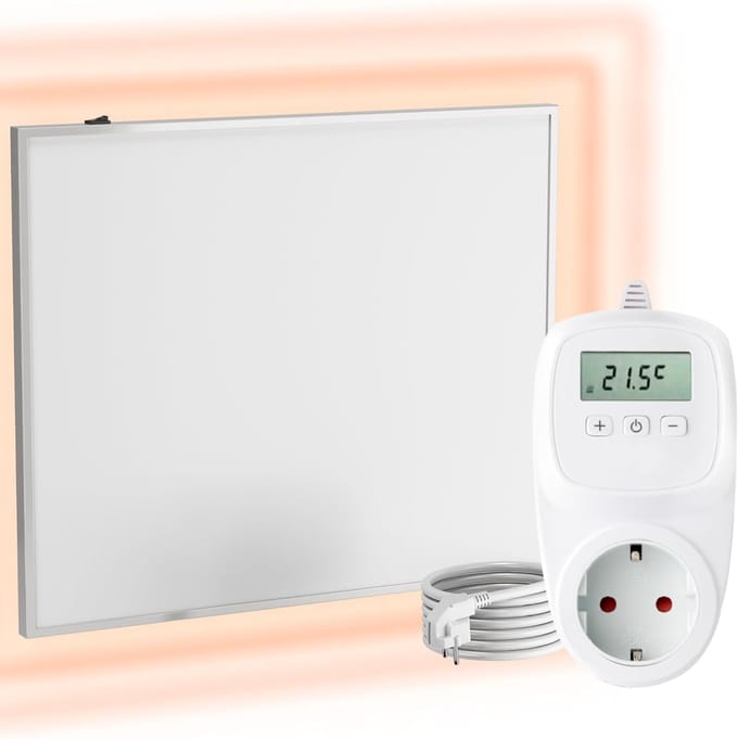 Infrarood Wandverwarming met Thermostaat en Wifi Bediening