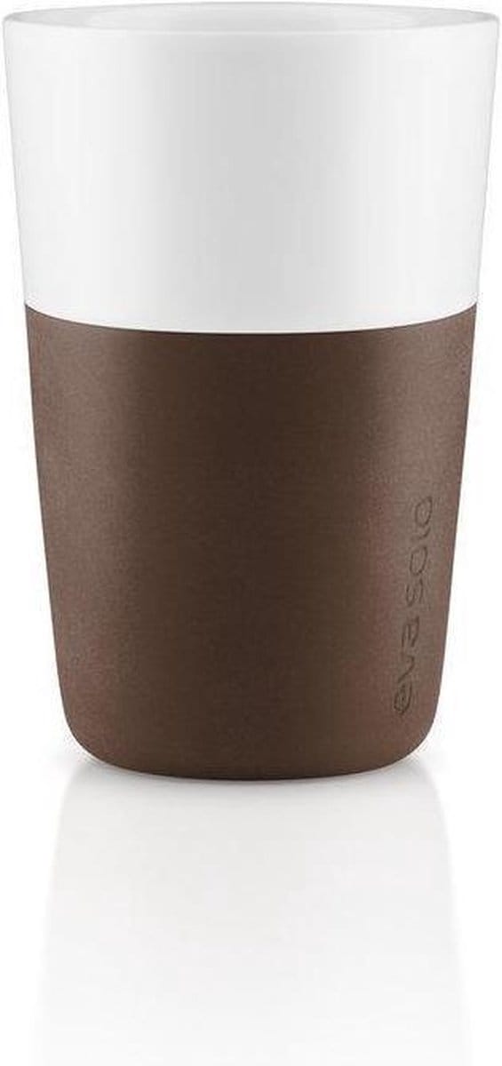 Eva Solo Caffe Latte - Koffiekopjes - set van 2 stuks - Koffiebruin