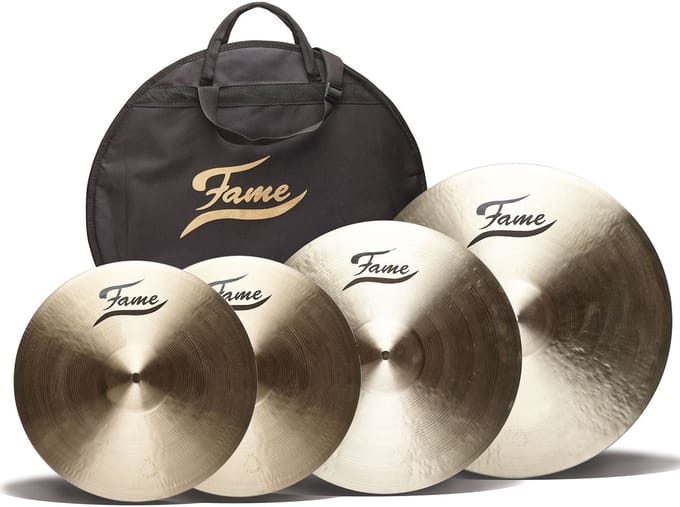 Fame Masters B20 Cymbal Set I, Natural Finish - Bekken set