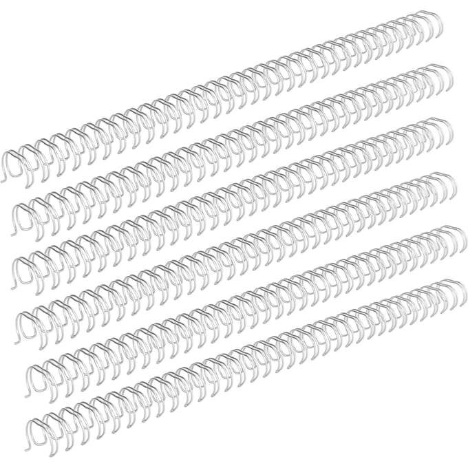 Dubbeldraads bindrug 12 inch diameter 34 lussen 3:1 Pitch 100 Vel Capaciteit IJzerdraad white
