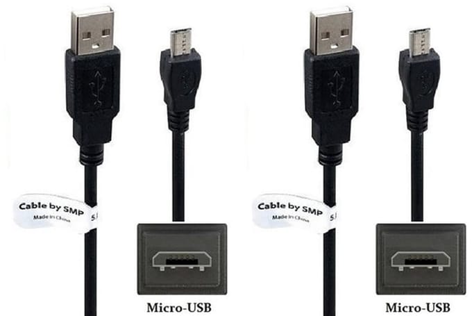 2 stuks OneOne 0,8m Micro USB kabel. Stevige laadkabel. Oplaadkabel snoer past op past op Samsung Galaxy A01, A01 Core, A02, A2 Core, A6, A6+, A10, A10s, C5, C7, E5, E7, J1, J1 Mini Prime, J2 Core, J2 Pro-Core, J3, J4, J4 Core