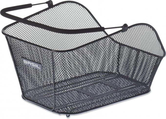 Fietsmand Unisex voor Volwassenen - Zwart, 46 x 34 x 25 cm - Multi System