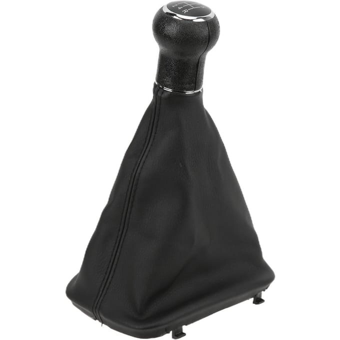 Pommeau de Levier de Vitesse avec Soufflet Anti-poussière Remplacement pour A6 C5 A4 B5 A8 D2 1998‑2000 5-speed adjustable model