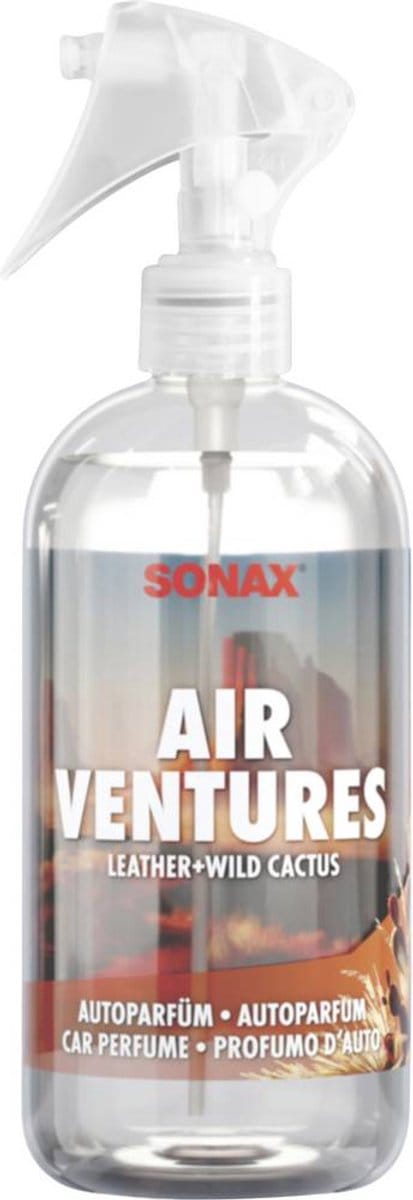 SONAX AIRVENTURES Leather + Wild Cactus Auto Parfum Spray 300ml