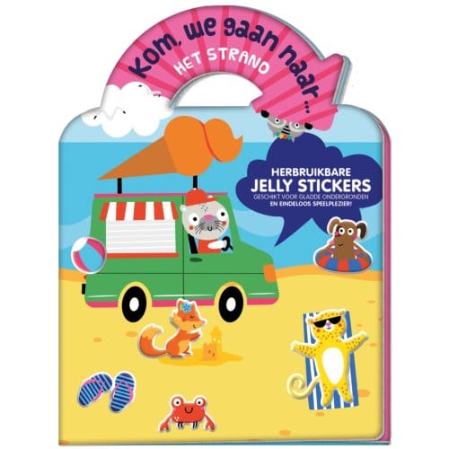 Jelly Stickerboek - Kom, We Gaan Naar... Het Strand - Interstat