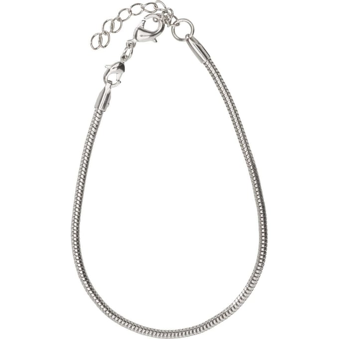 Armband met regelketting "Platina" - 2,4 mm