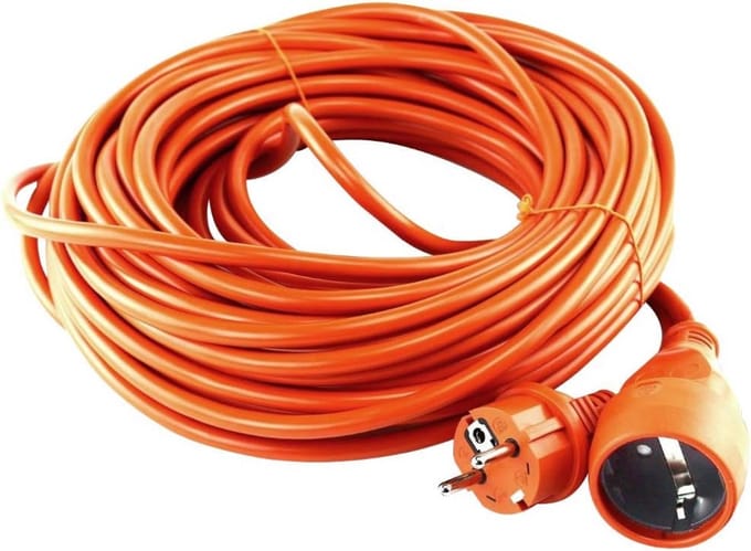 Verlengkabel Outdoor 30m - 50m IP20 Geaard met Kindveilige Zekeringen