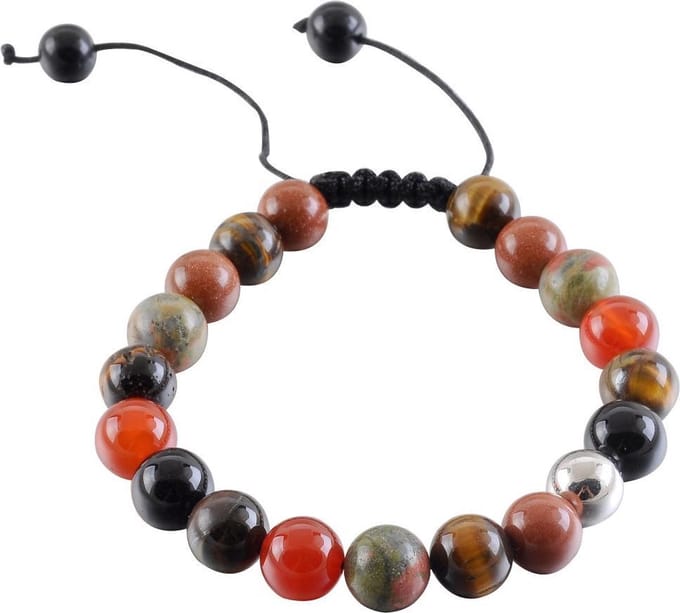 Behave - Armband - Natuurstenen kralen, verstelbaar