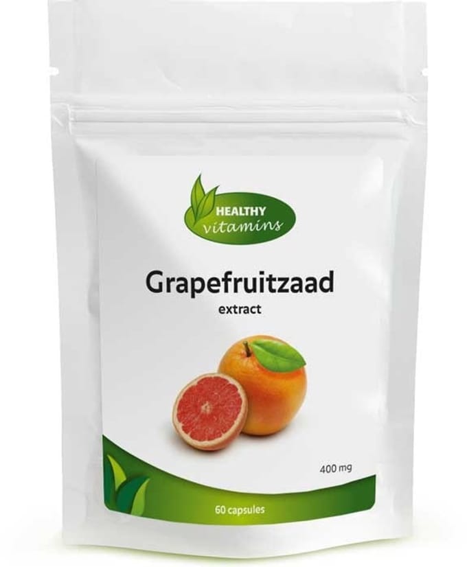 Healthy Vitamins Grapefruitzaad Extract - 60 Capsules - 400 mg