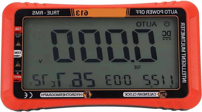 Digitale Multimeter - Stroommeter Tester - Elektrische Metingen - Automatische Functie - Compact Formaat - Rood