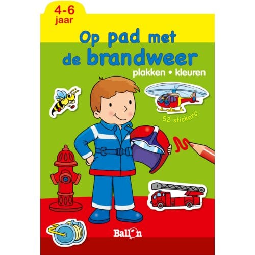 Op Pad Met De Brandweer / 4-6 Jaar - Plakken En Kleuren