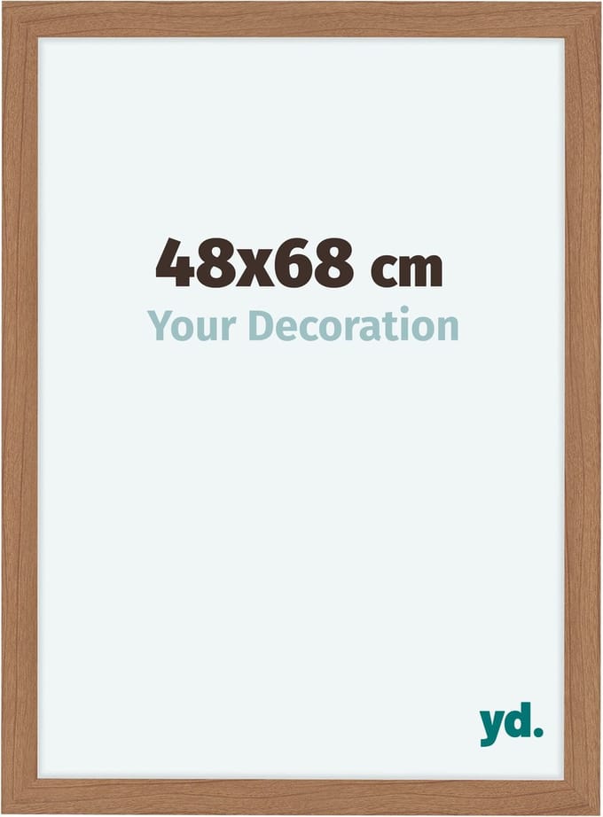 Your Decoration - Fotolijst 48x68 cm - MDF - Notenhout Licht - Como