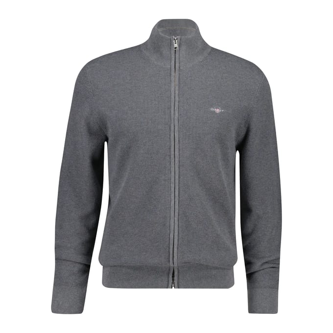 Geknoopte cardigan in geprofileerd breisel Gant